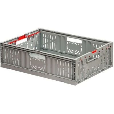 Denox Scatola Di Stoccaggio 60x40x17 Cm Grey One Size Denox Scatola Di Stoccaggio 60x40x17 Cm Grey One Size