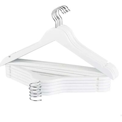 Max Home Grucce In Legno 10 Unità White One Size Max Home Grucce In Legno 10 Unità White One Size