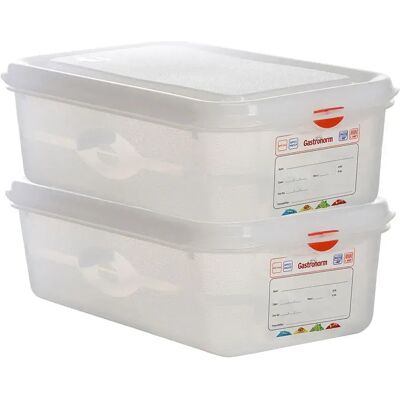 Denox Scatola Di Stoccaggio Gastronorm 1/3 H100 Mm 4l 2 Unità Transparent One Size Denox Scatola Di Stoccaggio Gastronorm 1/3 H100 Mm 4l 2 Unità Transparent One Size
