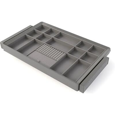 Emuca Organizzatore Per Cassetti 7132352 Quartz Titanium One Size Emuca Organizzatore Per Cassetti 7132352 Quartz Titanium One Size