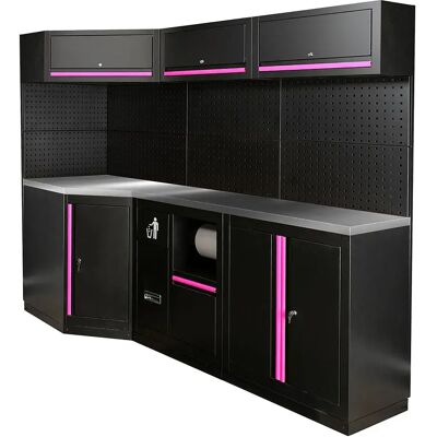 Jbm Set Di Mobili Componibili Serie589p 22 Pezzi Pink One Size Jbm Set Di Mobili Componibili Serie589p 22 Pezzi Pink One Size