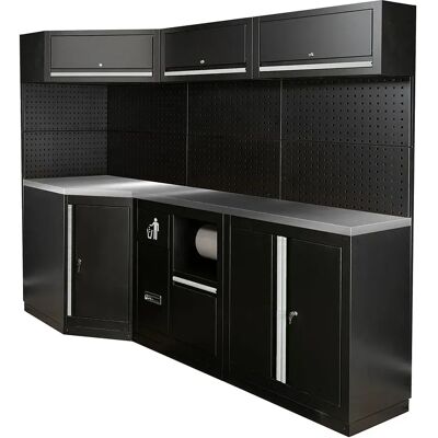 Jbm Set Di Mobili Componibili Serie589s 22 Pezzi Silver One Size Jbm Set Di Mobili Componibili Serie589s 22 Pezzi Silver One Size
