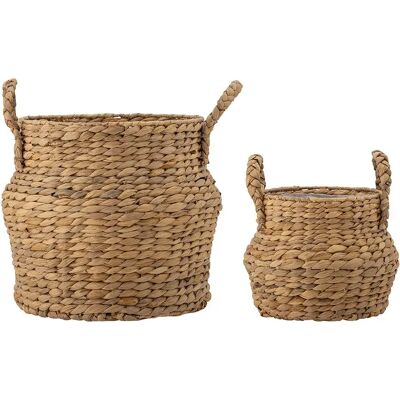 Bloomingville Cesto Bjorn Nature Beige / Nature One Size Bloomingville Cesto Bjorn Nature Beige / Nature One Size