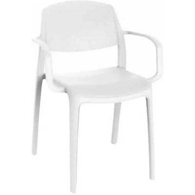 Resol Sedia Con Braccioli Smart White One Size Resol Sedia Con Braccioli Smart White One Size