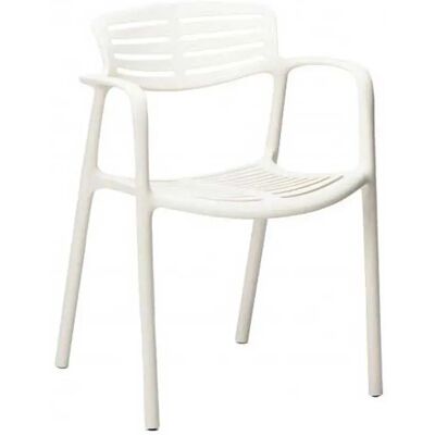 Resol Sedia Con Braccioli Toledo Aire White One Size Resol Sedia Con Braccioli Toledo Aire White One Size