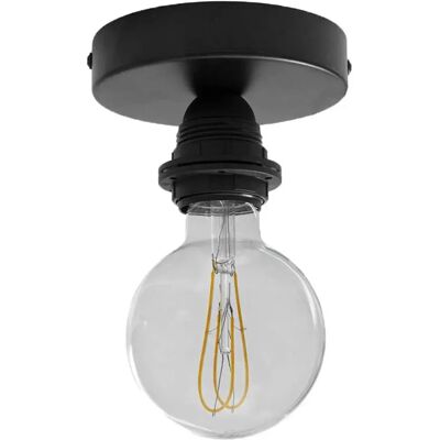 Creative Lampada Da Parete Metal Black One Size Creative Lampada Da Parete Metal Black One Size