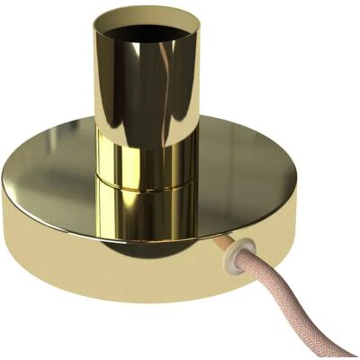 Creative Lampada Da Tavolo Posaluce In Metallo Con Spina Bipolare Brass One Size Creative Lampada Da Tavolo Posaluce In Metallo Con Spina Bipolare Brass One Size