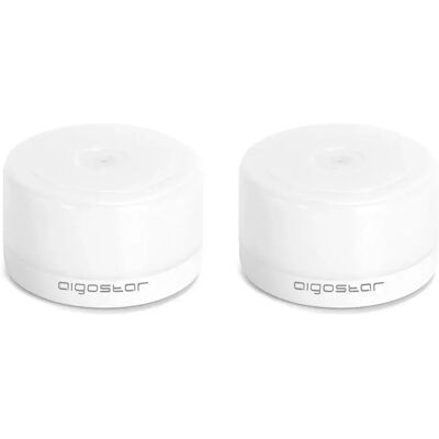 Aigostar Luce Notturna Led Ip20 Con Ricarica Usb 3000k 1w 45 Lumens 2 Unità White One Size Aigostar Luce Notturna Led Ip20 Con Ricarica Usb 3000k 1w 45 Lumens 2 Unità White One Size
