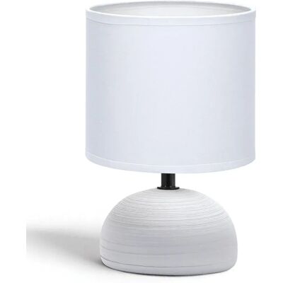 Aigostar Lampada Da Tavolo E14 40w 23x14x14 Cm White / Grey One Size Aigostar Lampada Da Tavolo E14 40w 23x14x14 Cm White / Grey One Size