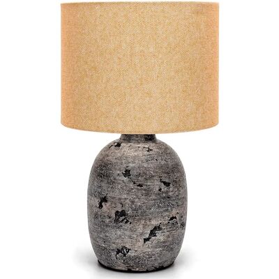 Aigostar Lampada Da Tavolo E27 60w 36x22 Cm Brown / Grey One Size Aigostar Lampada Da Tavolo E27 60w 36x22 Cm Brown / Grey One Size