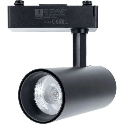 Aigostar Faretto Led Da Binario 4000k 15w 1700 Lumens Black One Size Aigostar Faretto Led Da Binario 4000k 15w 1700 Lumens Black One Size