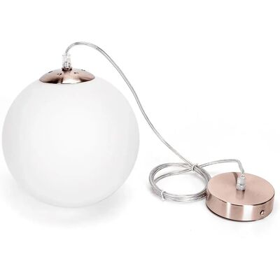 Aigostar Lampada A Sospensione E27 40w Silver / White One Size Aigostar Lampada A Sospensione E27 40w Silver / White One Size