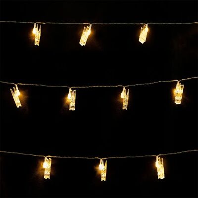 Aigostar Luce Decorativa Pendant Clip Warm White 3m Ip20 Indoor Transparent One Size Aigostar Luce Decorativa Pendant Clip Warm White 3m Ip20 Indoor Transparent One Size