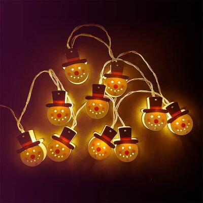 Aigostar Luce Decorativa Wooden Pendant Snowman Warm White 1.5m Ip20 Indoor Transparent One Size Aigostar Luce Decorativa Wooden Pendant Snowman Warm White 1.5m Ip20 Indoor Transparent One Size