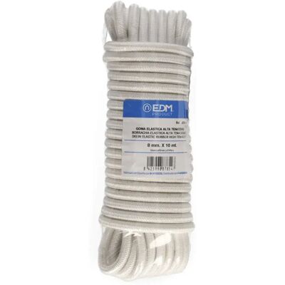 Edm Gomma Elastica 87854 10 M White One Size Edm Gomma Elastica 87854 10 M White One Size