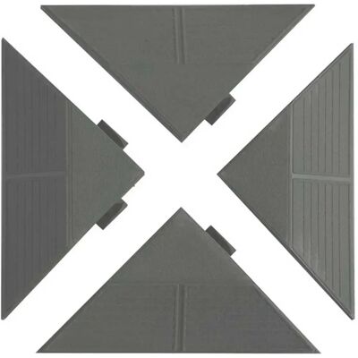 Artplast Piastrella Angolare Per Pavimento Combi Borde Esquinero 20x20x27 Cm 4 Unità Grey One Size Artplast Piastrella Angolare Per Pavimento Combi Borde Esquinero 20x20x27 Cm 4 Unità Grey One Size