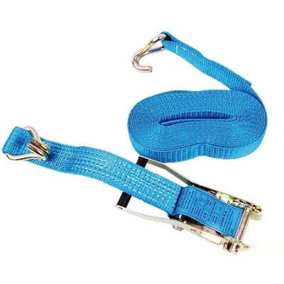 Cofan Cinghia Di Fissaggio Con Ganci In Metallo 8901500 1500kg 8 M Blue One Size Cofan Cinghia Di Fissaggio Con Ganci In Metallo 8901500 1500kg 8 M Blue One Size