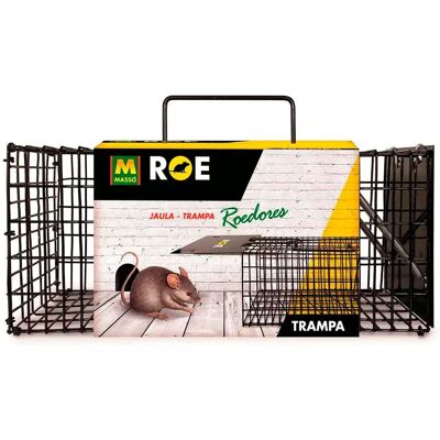 Masso 231595 Gabbia Trappola Per Ratti E Topi Black One Size Masso 231595 Gabbia Trappola Per Ratti E Topi Black One Size
