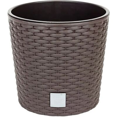Prosperplast Vaso Da Fiori Round Rato 8.7l 25x25x22.4 Cm Dark Ochre One Size Prosperplast Vaso Da Fiori Round Rato 8.7l 25x25x22.4 Cm Dark Ochre One Size