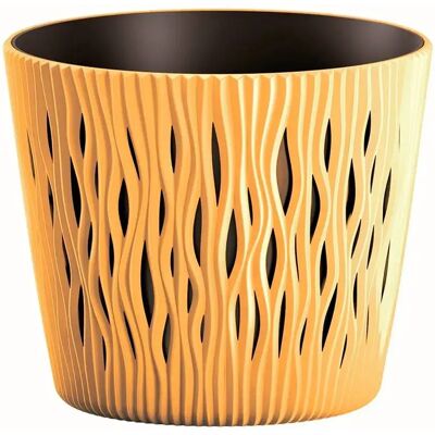 Prosperplast Vaso Da Fiori Round Sandy Round 15.8x15.8x13.8 Cm Mustard One Size Prosperplast Vaso Da Fiori Round Sandy Round 15.8x15.8x13.8 Cm Mustard One Size