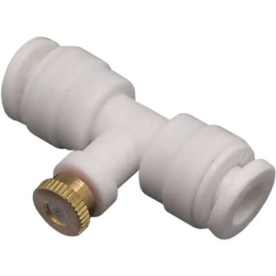 Edm 74648 1/4´´ Connessione T Per Nebulizzazione White One Size Edm 74648 1/4´´ Connessione T Per Nebulizzazione White One Size