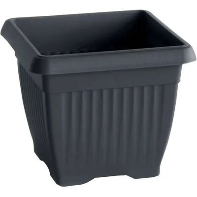 Prosperplast Vaso Da Fiori 25.2l Terra Collection 37x37x30 Cm Anthracite One Size Prosperplast Vaso Da Fiori 25.2l Terra Collection 37x37x30 Cm Anthracite One Size