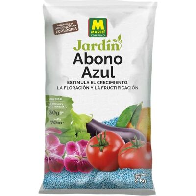 Massó 2kg Concime Universale Blu - Crescita e Fioritura Massó 2kg Concime Universale Blu - Crescita e Fioritura