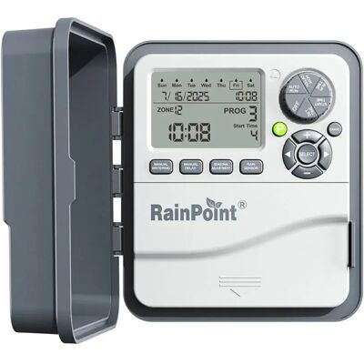 Rainpoint Centralina Di Irrigazione Multizona Grey / White One Size Rainpoint Centralina Di Irrigazione Multizona Grey / White One Size