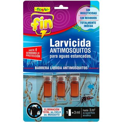 Flower Larvicida Per Zanzare Monodose Fin 3 Monodosi Di 3 Ml Brown One Size Flower Larvicida Per Zanzare Monodose Fin 3 Monodosi Di 3 Ml Brown One Size