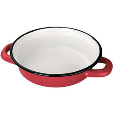 Jamon IBILI 912214 Piatto per Uova - Smalto, Manici metallici, Induzione Jamon IBILI 912214 Piatto per Uova - Smalto, Manici metallici, Induzione