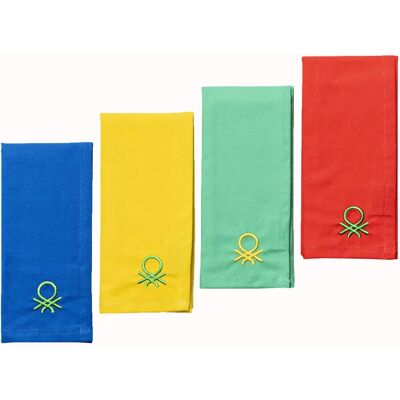 Benetton Tovaglia 45x30 Cm 4 Unità Multicolor One Size Benetton Tovaglia 45x30 Cm 4 Unità Multicolor One Size