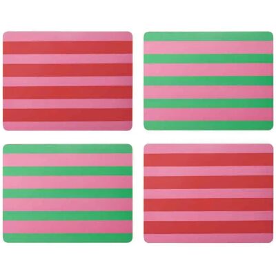 Creative Tovaglietta Individuale 30x23 Cm 4 Unità Stripes One Size Creative Tovaglietta Individuale 30x23 Cm 4 Unità Stripes One Size