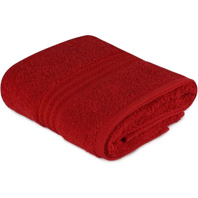 Asciugamano lavabo rosso WELLHOME - 50x90cm Asciugamano lavabo rosso WELLHOME - 50x90cm