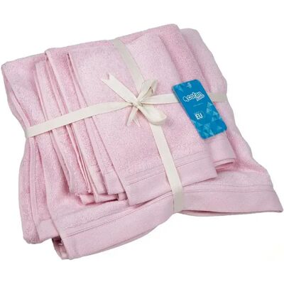 Cofan Set Di Asciugamani Flor 3 Unità Light Pink One Size Cofan Set Di Asciugamani Flor 3 Unità Light Pink One Size