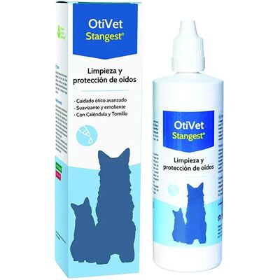 Stanvet Stangest Soluzione Pulente Otica - 125ml - Pulizia delle Orecchie per Cani e Gatti Stanvet Stangest Soluzione Pulente Otica - 125ml - Pulizia delle Orecchie per Cani e Gatti