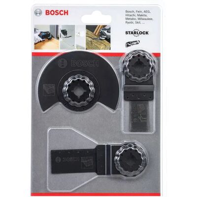Bosch 2608662343 Set Starlock Legno e Metallo - Lame di Sega Bosch 2608662343 Set Starlock Legno e Metallo - Lame di Sega