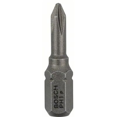 Bosch Punta A Croce Per Cacciavite Ph1 C 25 Mm 25 Unità Grey One Size Bosch Punta A Croce Per Cacciavite Ph1 C 25 Mm 25 Unità Grey One Size