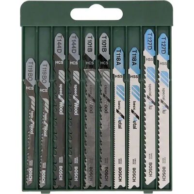 Bosch Modello 2609256746 Accessori per elettroutensili - Set da 10 lame Bosch Modello 2609256746 Accessori per elettroutensili - Set da 10 lame