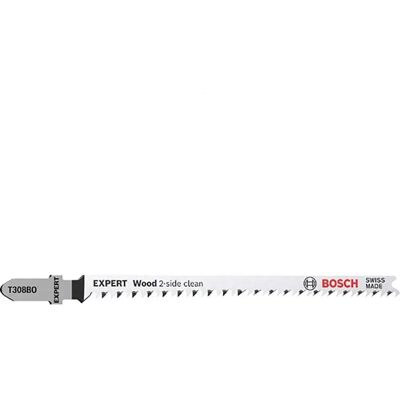 Lama per seghetto Bosch Expert Puu 2-side clean T 308 BO - Acciaio ad alto tenore di carbonio, 3 pezzi Lama per seghetto Bosch Expert Puu 2-side clean T 308 BO - Acciaio ad alto tenore di carbonio, 3 pezzi