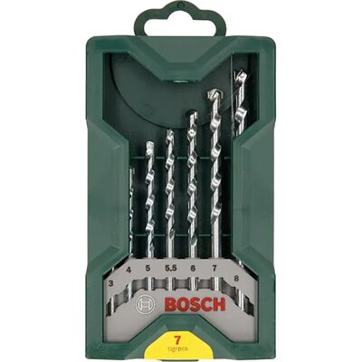 Set di punte Bosch Mini-X-Line per muratura - 7 pezzi Set di punte Bosch Mini-X-Line per muratura - 7 pezzi