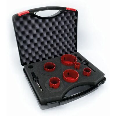 Mps Sega A Tazza Bimetallica M3 Hss 8 Pezzi Red One Size Mps Sega A Tazza Bimetallica M3 Hss 8 Pezzi Red One Size
