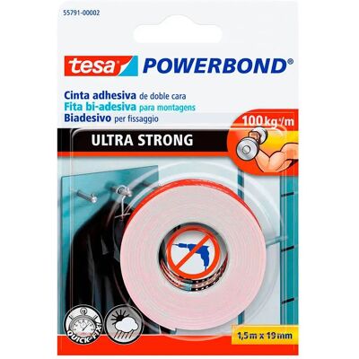 Tesa Nastro Biadesivo 55791 19 Mmx 1.5 M Brown One Size Tesa Nastro Biadesivo 55791 19 Mmx 1.5 M Brown One Size