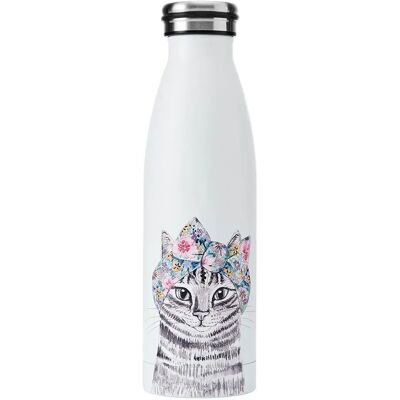 Mikasa Tipperleyhill Gatto Bottiglia d'acqua in acciaio inossidabile a doppia parete - Bottiglia d'acqua Mikasa Tipperleyhill Gatto Bottiglia d'acqua in acciaio inossidabile a doppia parete - Bottiglia d'acqua