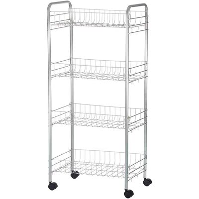 San Ignacio Carrello Di Verdura X Kinvara 83x37x27 Cm Chrome One Size San Ignacio Carrello Di Verdura X Kinvara 83x37x27 Cm Chrome One Size