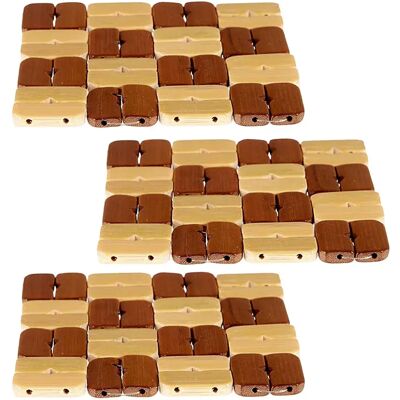 San Ignacio Sottopentola X Kinvara Square Bamboo 13x13 Cm 3 Unità Brown One Size San Ignacio Sottopentola X Kinvara Square Bamboo 13x13 Cm 3 Unità Brown One Size