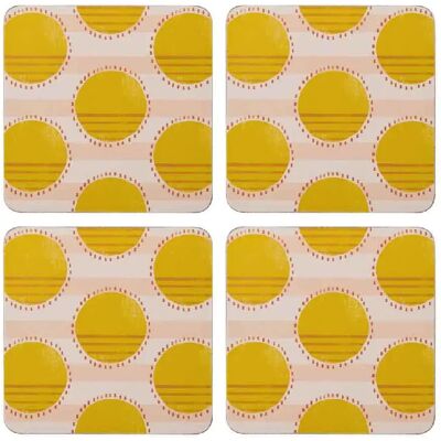 Creative Confezione Da 4 Sottobicchieri 10.5 Cm Spots One Size Creative Confezione Da 4 Sottobicchieri 10.5 Cm Spots One Size
