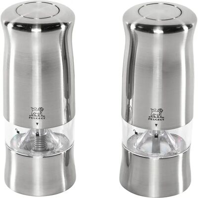 Peugeot Saliera E Pepiera Zeli Duo Silver One Size Peugeot Saliera E Pepiera Zeli Duo Silver One Size