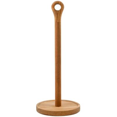 Porta asciugamani di carta Eya in legno di acacia - Accessorio cucina Porta asciugamani di carta Eya in legno di acacia - Accessorio cucina