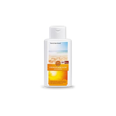 Kräuterhaus Sanct Bernhard Latte solare protettivo con jojoba SPF 10 250 ml Kräuterhaus Sanct Bernhard Latte solare protettivo con jojoba SPF 10 250 ml