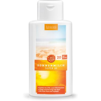Kräuterhaus Sanct Bernhard Latte solare protettivo Super 20 250 ml Kräuterhaus Sanct Bernhard Latte solare protettivo Super 20 250 ml